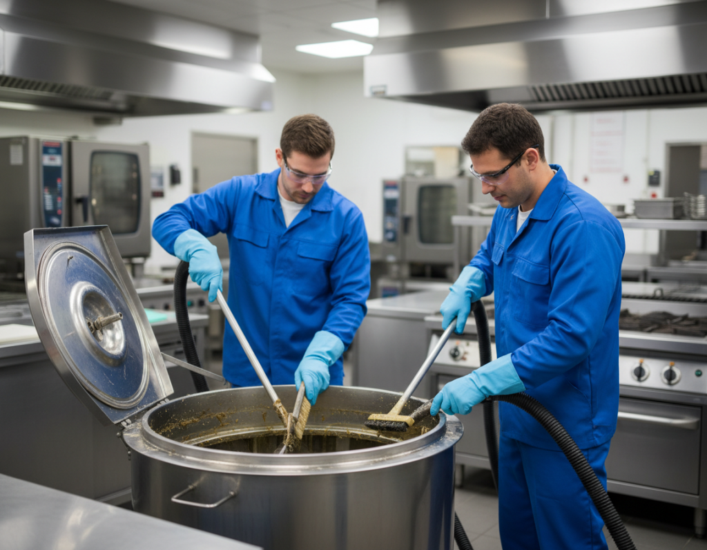 Grease Trap Pumping in Santa Monica Hotel Kitchen Complex System Maintenance Planning
