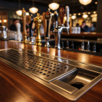 The Gasket Options for a Surface Mount Drip Tray With Drain