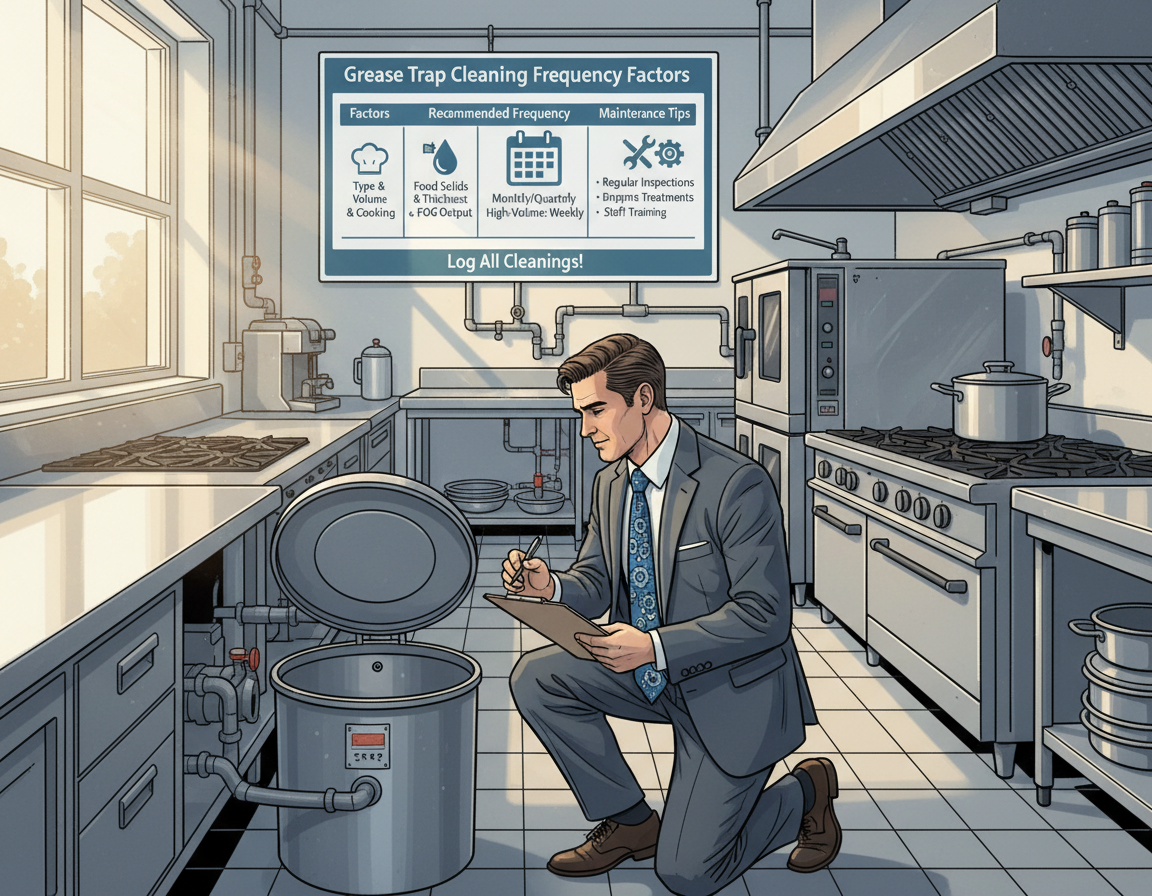 Grease Trap Pumping in Glendora Shopping Center Multi-Tenant System Coordination