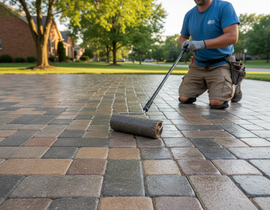 Routine Paver Maintenance and Sealing in Lewis Center