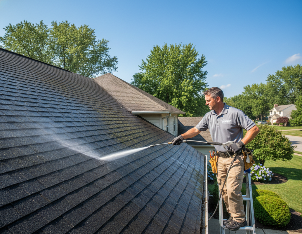 Roof Cleaning for Modified Bitumen in Lewis Center