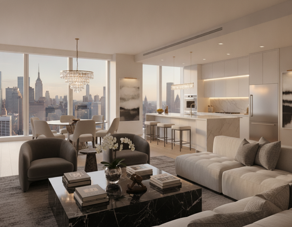 High-End Condo Interiors Manhattan